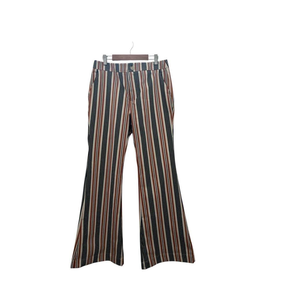 Anthropologie Striped Wide Leg Trousers Women’s Size US 4 | EU 36 | UK 8